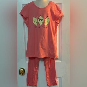 Naartjie Lemon Tunic & Leggings Sz 10/11